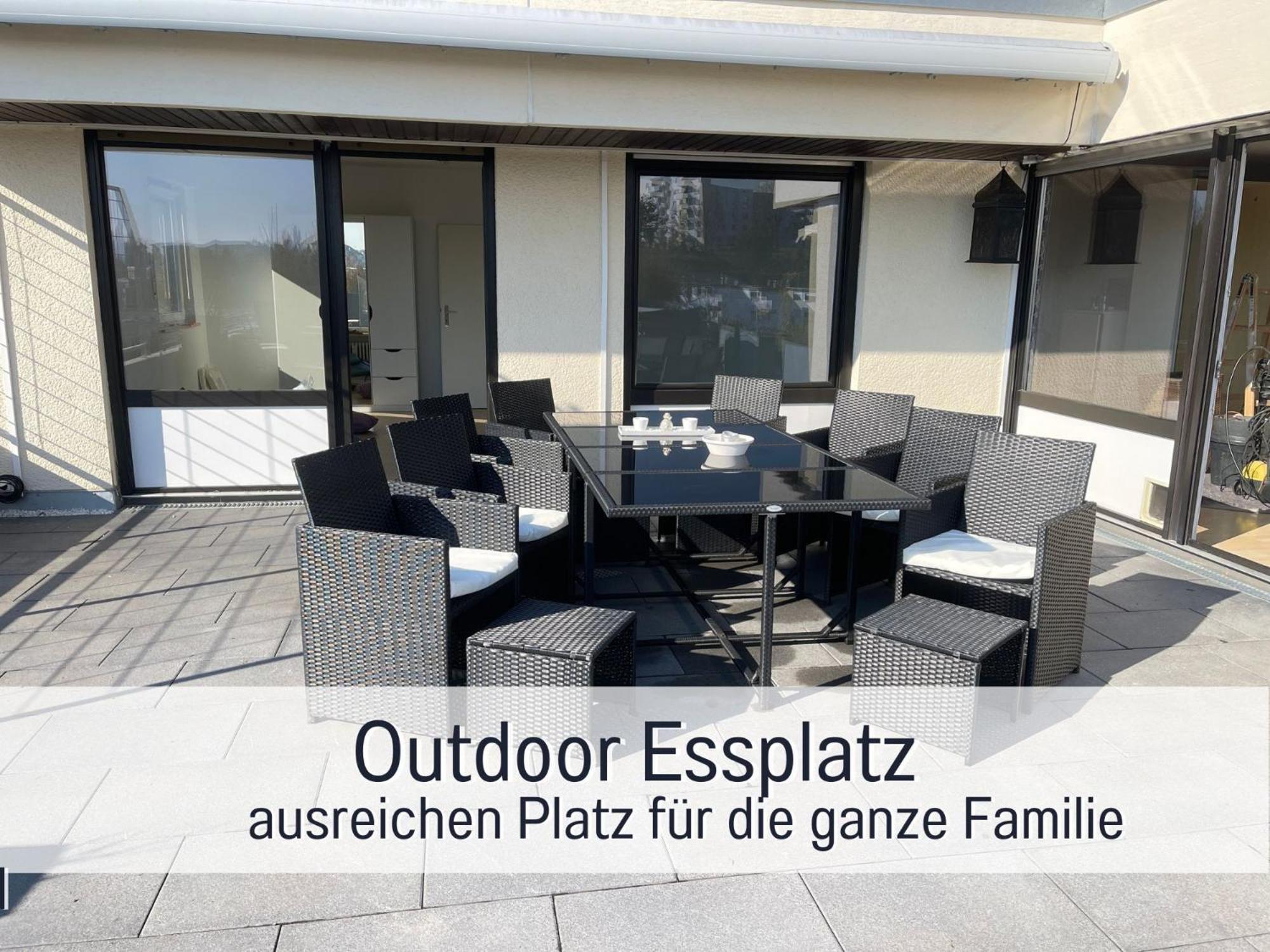 Penthouse - 3 Schlafzimmer- Sonnige Dachterrasse -Whirlpool & Alpenblick - Perfekt Fuer Romantik Oder Familienurlaub Mit Kind, Hund Willkommen - By Ferienwohnenamsee - 위버링겐 외부 사진